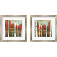 Framed Fall Promenade 2 Piece Framed Art Print Set