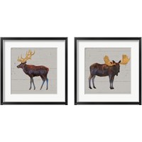 Framed 'Golden Nature 2 Piece Framed Art Print Set' border=