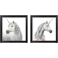 Framed 'Spirit Unicorn 2 Piece Framed Art Print Set' border=