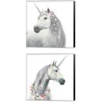 Framed Spirit Unicorn 2 Piece Canvas Print Set