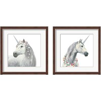 Framed 'Spirit Unicorn 2 Piece Framed Art Print Set' border=