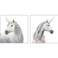 Framed 'Spirit Unicorn 2 Piece Art Print Set' border=