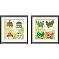 Framed 'Winter Wishes 2 Piece Framed Art Print Set' border=