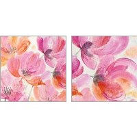 Framed 'Joyous 2 Piece Art Print Set' border=