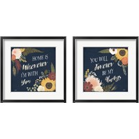 Framed 'Autumn Romance 2 Piece Framed Art Print Set' border=