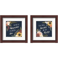 Framed 'Autumn Romance 2 Piece Framed Art Print Set' border=