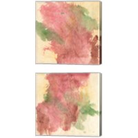Framed 'Rouge Growth 2 Piece Canvas Print Set' border=