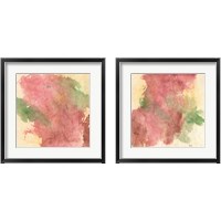 Framed 'Rouge Growth 2 Piece Framed Art Print Set' border=