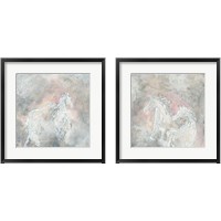 Framed Blush Horses 2 Piece Framed Art Print Set