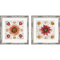 Framed 'October Garden 2 Piece Framed Art Print Set' border=