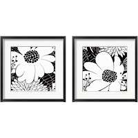 Framed Feeling Groovy Black and White 2 Piece Framed Art Print Set