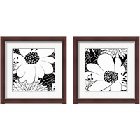Framed Feeling Groovy Black and White 2 Piece Framed Art Print Set