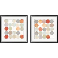 Framed Dots II Square 2 Piece Framed Art Print Set