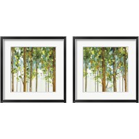 Framed 'Forest Study 2 Piece Framed Art Print Set' border=