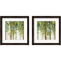 Framed 'Forest Study 2 Piece Framed Art Print Set' border=