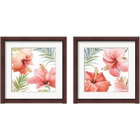 Framed Tropical Blush 2 Piece Framed Art Print Set