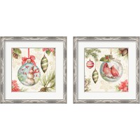 Framed 'Woodland Holiday 2 Piece Framed Art Print Set' border=