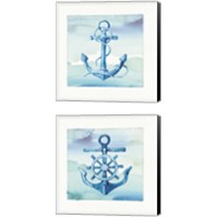 Framed 'Sea Life 2 Piece Canvas Print Set' border=