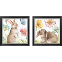 Framed Spring Softies Bunnies 2 Piece Framed Art Print Set