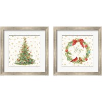 Framed 'Precious Holiday 2 Piece Framed Art Print Set' border=