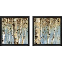 Framed 'White Forest 2 Piece Framed Art Print Set' border=