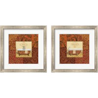 Framed 'Spice Bath 2 Piece Framed Art Print Set' border=