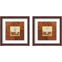 Framed 'Spice Bath 2 Piece Framed Art Print Set' border=