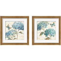 Framed Blue Garden 2 Piece Framed Art Print Set