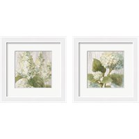 Framed 'Scented Cottage Florals 2 Piece Framed Art Print Set' border=