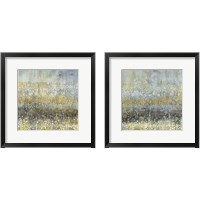 Framed 'Rain Abstract 2 Piece Framed Art Print Set' border=