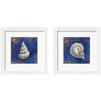 Framed Treasures from the Sea Indigo 2 Piece Framed Art Print Set
