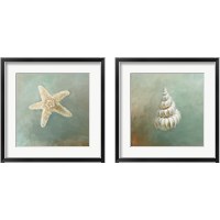 Framed 'Treasures from the Sea 2 Piece Framed Art Print Set' border=