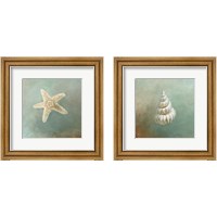 Framed 'Treasures from the Sea 2 Piece Framed Art Print Set' border=