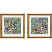 Framed 'Confetti 2 Piece Framed Art Print Set' border=