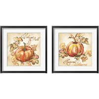 Framed Watercolor Harvest 2 Piece Framed Art Print Set