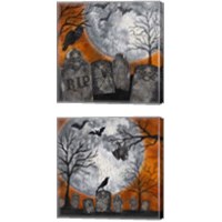 Framed Something Wicked Graveyard 2 Piece Canvas Print Set