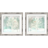 Framed 'Winter Wonder 2 Piece Framed Art Print Set' border=