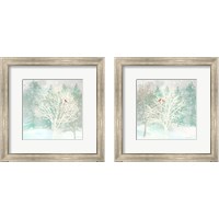 Framed 'Winter Wonder 2 Piece Framed Art Print Set' border=