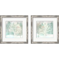Framed 'Winter Wonder 2 Piece Framed Art Print Set' border=