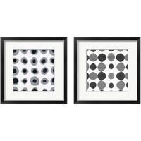 Framed 'Watermark Black and White 2 Piece Framed Art Print Set' border=