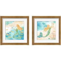 Framed Sea Splash Mermaid 2 Piece Framed Art Print Set