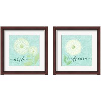 Framed 'Dandelion Wishes 2 Piece Framed Art Print Set' border=