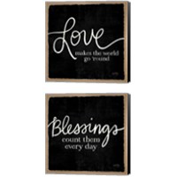 Framed Blessings of Home 2 Piece Canvas Print Set