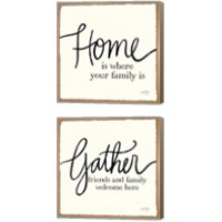 Framed 'Blessings of Home 2 Piece Canvas Print Set' border=