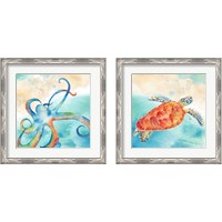 Framed Sea Splash 2 Piece Framed Art Print Set