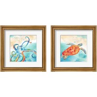 Framed Sea Splash 2 Piece Framed Art Print Set