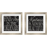 Framed Kindness and Joy Signs 2 Piece Framed Art Print Set