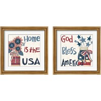 Framed American Country 2 Piece Framed Art Print Set