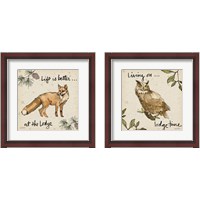 Framed Lodge Life 2 Piece Framed Art Print Set