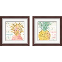 Framed Flamingo Fever 2 Piece Framed Art Print Set